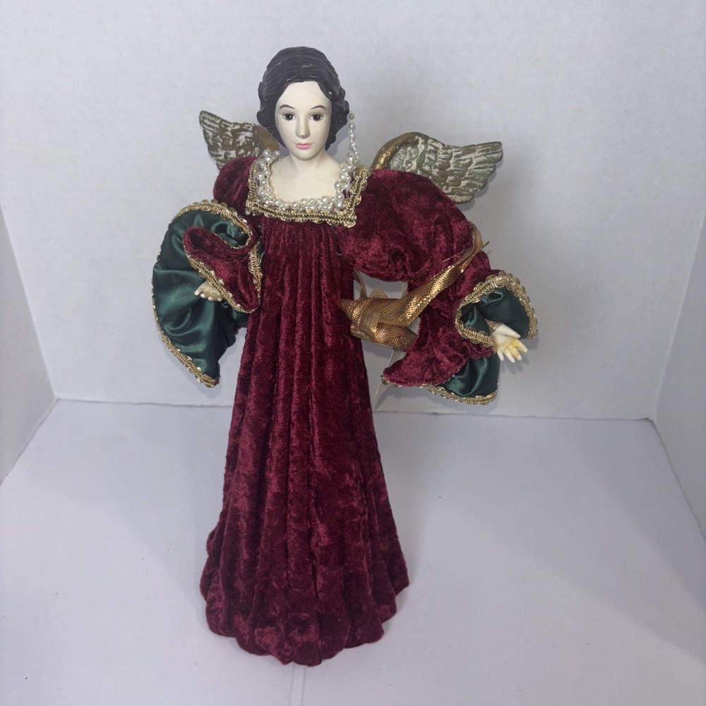 Sandy Dolls Angelica Vintage # 1502 Hand Constructed Angel Tree Topper 12in NWT